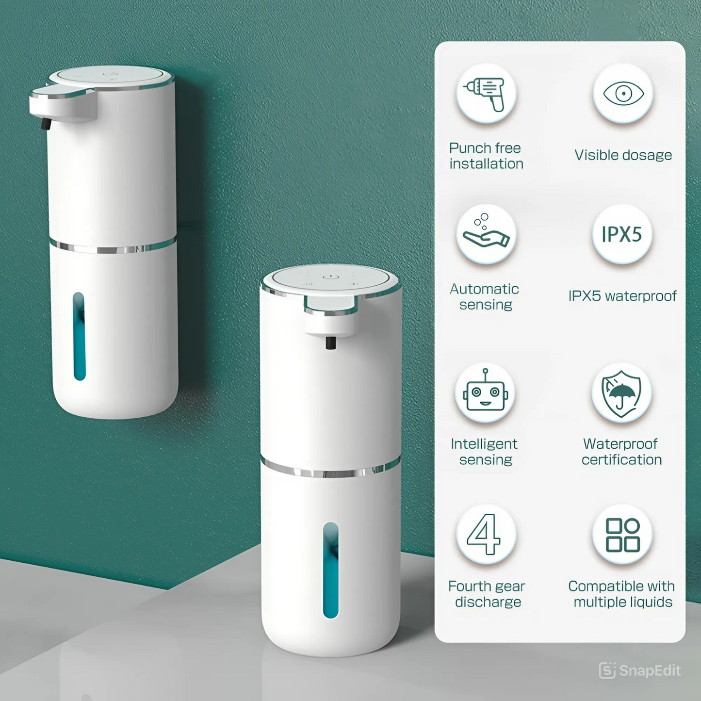 HomeBedBath™ SmartFoam — Touchless Soap Dispenser