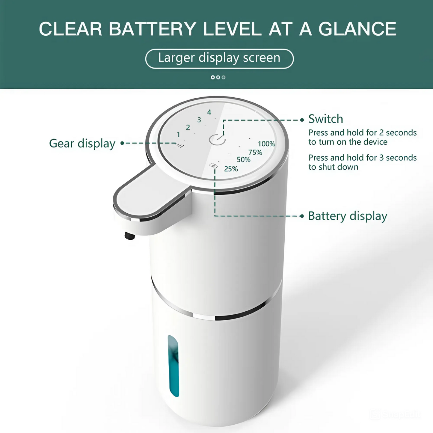HomeBedBath™ SmartFoam — Touchless Soap Dispenser