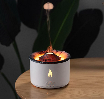 HomeBedBath™️ Volcano Flame Air Humidifier & Aroma Diffuser