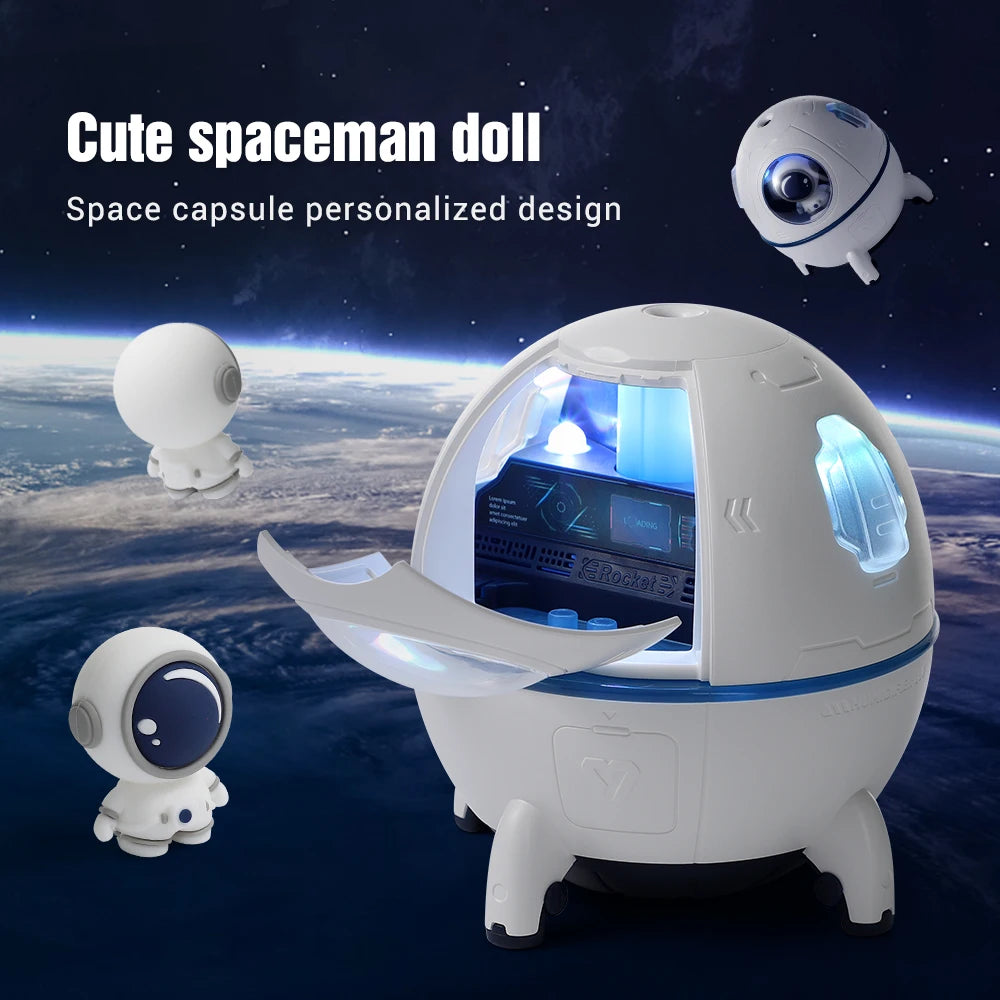 HomeBedBath™️ Astronaut Humidifier with Space Capsule Design