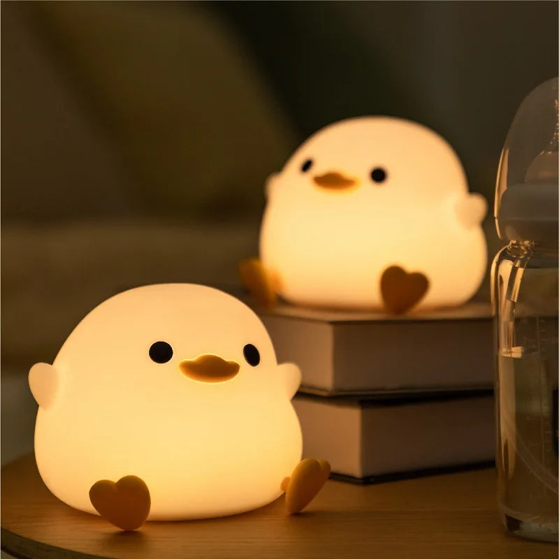 HomeBedBath™ Kids Night Light – LED Duck Lamp with Touch Sensor and USB Rechargeable